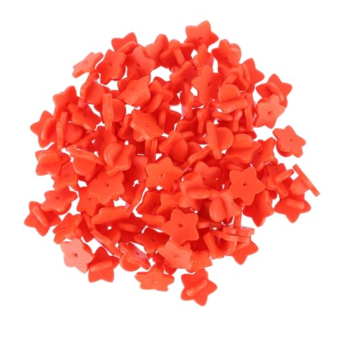 UTHCLO 100 Stück Praktische Pin Halter aus Langlebigem Kunststoff Robuste Anstecker Rückseiten für Abzeichen Broschen Krawattennadeln Sicherer Halt für Anstecknadeln und Pins von UTHCLO