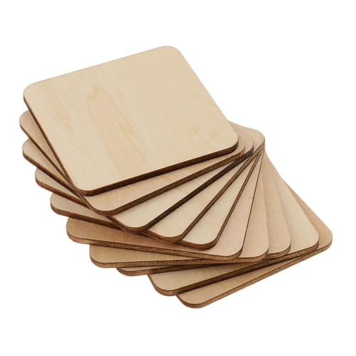UTHCLO 100 Stück Quadratische Blanko Holzplatten Natürlichem Holz Robuste DIY Holzcutouts für Malerei Basteln Dekoration und Kreative Kinderprojekte UTHCLO 100 Stück Quadratische Blanko Holzplatten Natürlichem Holz Robuste DIY Holzcutouts für Malerei Basteln Dekoration und Kreative Kinderprojekte von UTHCLO