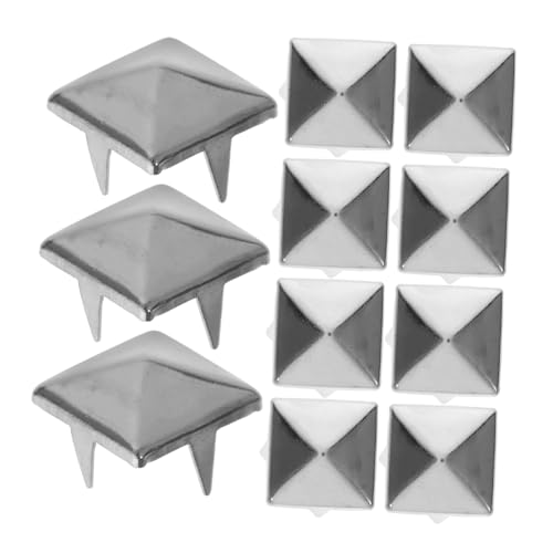 UTHCLO 100 Stück Quadratische Vier klaue Nieten Spitzen aus Langlebigem Eisen Silberfarben für DIY Kleidung Gürtel Taschen Schuhe Dekoration Zubehör UTHCLO 100 Stück Quadratische Vier klaue Nieten Spitzen aus Langlebigem Eisen Silberfarben für DIY Kleidung Gürtel Taschen Schuhe Dekoration Zubehör von UTHCLO