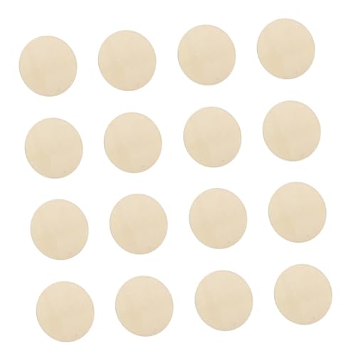 UTHCLO 100 Stück Runde Holzscheiben aus Langlebigem Holz für DIY Bastelprojekte Glatte Oberfläche für Handmalerei Foto Requisiten und Dekorationen von UTHCLO