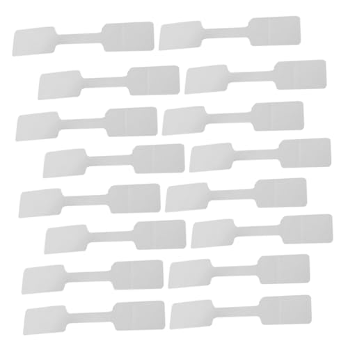 UTHCLO 100 Stück Selbstklebende Schmuck Preisschilder Aufkleber Ablösbar ohne Rückstände Blanko Etiketten für Schmuckgeschäfte Kleidungsläden Praktische Identifikationslabels von UTHCLO