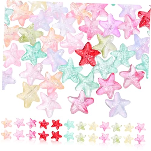 UTHCLO 100 Stück Teiliges Bunte Glasperlen in Sternform Kleine DIY Schmuckperlen zum Auffädeln für Armbänder und Anhänger Kreative Bastelperlen für Individuellen Schmuck Handgefertigte UTHCLO 100 Stück Teiliges Bunte Glasperlen in Sternform Kleine DIY Schmuckperlen zum Auffädeln für Armbänder und Anhänger Kreative Bastelperlen für Individuellen Schmuck Handgefertigte von UTHCLO
