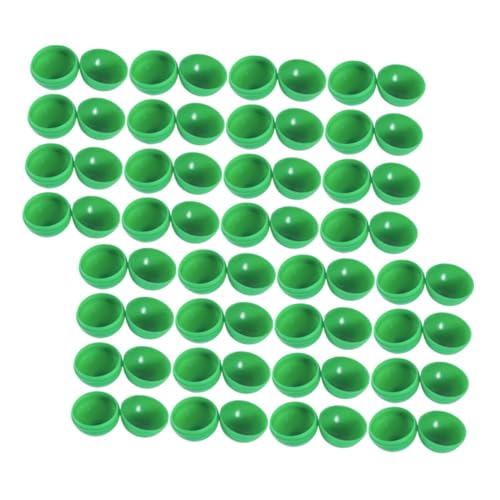 UTHCLO 100 Stück Teiliges Grüne Offene PVC Lotteriekugeln zum Befüllen für Partyspiele Raffles Gewinnspiele und Event Überraschungen Leicht Tragbar Langlebig und Vielseitig Einsetzbar von UTHCLO