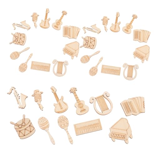 UTHCLO 100 Stück Teiliges Holzscheiben Musik Instrumente DIY Unvollendete Holzplättchen Stabile Oberfläche Vielseitig zum Basteln Schulprojekte Holzdeko Naturbelassen UTHCLO 100 Stück Teiliges Holzscheiben Musik Instrumente DIY Unvollendete Holzplättchen Stabile Oberfläche Vielseitig zum Basteln Schulprojekte Holzdeko Naturbelassen von UTHCLO