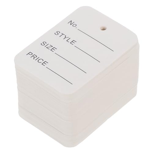 UTHCLO 1000 Stück Teiliges Preisschild aus Hochwertigem Papier mit Glatter Oberfläche Sauberen Kanten und Aufhängeloch Vielseitig Einsetzbar für Kleidung Hüte und Schuhe Praktische Preis UTHCLO 1000 Stück Teiliges Preisschild aus Hochwertigem Papier mit Glatter Oberfläche Sauberen Kanten und Aufhängeloch Vielseitig Einsetzbar für Kleidung Hüte und Schuhe Praktische Preis von UTHCLO
