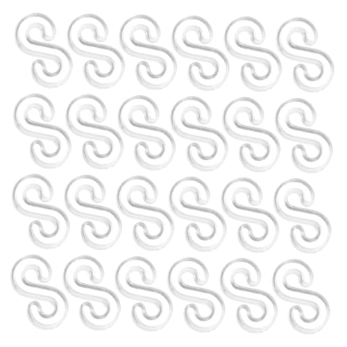 UTHCLO 1000 Stück Transparente S Clips für Gummibänder Armbänder Leichte Kunststoffverbindung Langlebig Einfach zu Befestigen Diy Loom Bänder Zubehör für Kreative Schmuckherstellung UTHCLO 1000 Stück Transparente S Clips für Gummibänder Armbänder Leichte Kunststoffverbindung Langlebig Einfach zu Befestigen Diy Loom Bänder Zubehör für Kreative Schmuckherstellung von UTHCLO