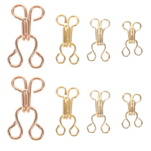 UTHCLO 100Paare Metall Nähschnallen für Unterwäsche Kragenhaken und DIY Kleidungszubehör Starke und Stabile Haken für Verschiedene Nähprojekte Große und Kleine UTHCLO 100Paare Metall Nähschnallen für Unterwäsche Kragenhaken und DIY Kleidungszubehör Starke und Stabile Haken für Verschiedene Nähprojekte Große und Kleine von UTHCLO