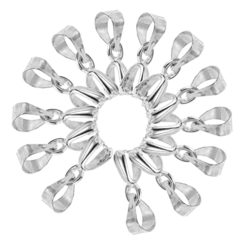 UTHCLO 100Stücke DIY Halsketten Anhänger Schnallen Langlebige Schmuckverbindung Für Armbänder Und Dekoration Kompatibel Mit Perlen Und Kristallen Leicht Und Farbecht von UTHCLO