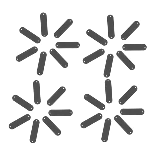 UTHCLO 100Stücke DIY Lederetiketten für Kleidung und Hüte Handgemachte Tags Personalisierte Etiketten Langlebig und Vielseitig für Kreative Nähprojekte von UTHCLO