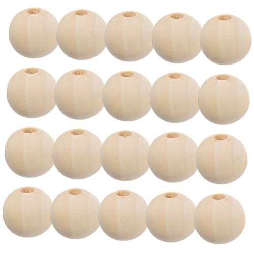 UTHCLO 100Stücke Holzperlen Unlackierte Lose Hölzerne Perlen für DIY Schmuck und Heimdekoration für Ketten Girlanden und Handarbeiten UTHCLO 100Stücke Holzperlen Unlackierte Lose Hölzerne Perlen für DIY Schmuck und Heimdekoration für Ketten Girlanden und Handarbeiten von UTHCLO
