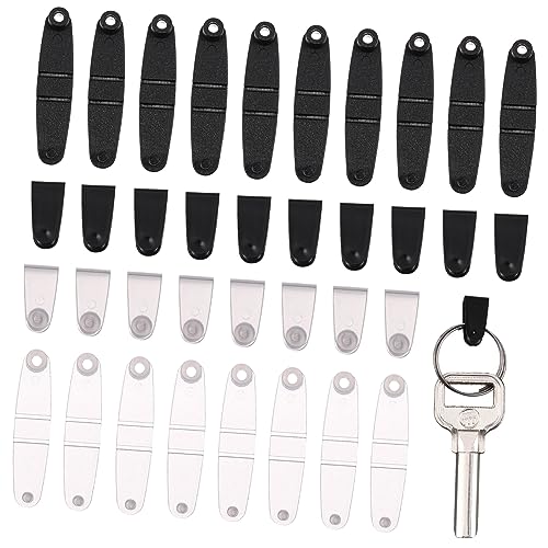 UTHCLO 100Stücke Kunststoff Schlüsselanhänger Clip Transparente Schwarze Schnappklemmen für Ausweise Schlüssel und Zubehör Praktisch und Langlebig für Täglichen UTHCLO 100Stücke Kunststoff Schlüsselanhänger Clip Transparente Schwarze Schnappklemmen für Ausweise Schlüssel und Zubehör Praktisch und Langlebig für Täglichen von UTHCLO