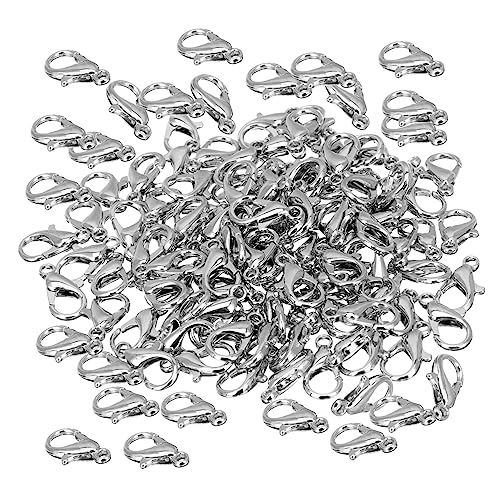 UTHCLO 100Stücke Zinklegierung Hummerverschlüsse für DIY Schmuckherstellung für und Armbänder Langlebig und Einfach zu Bedienen UTHCLO 100Stücke Zinklegierung Hummerverschlüsse für DIY Schmuckherstellung für und Armbänder Langlebig und Einfach zu Bedienen von UTHCLO