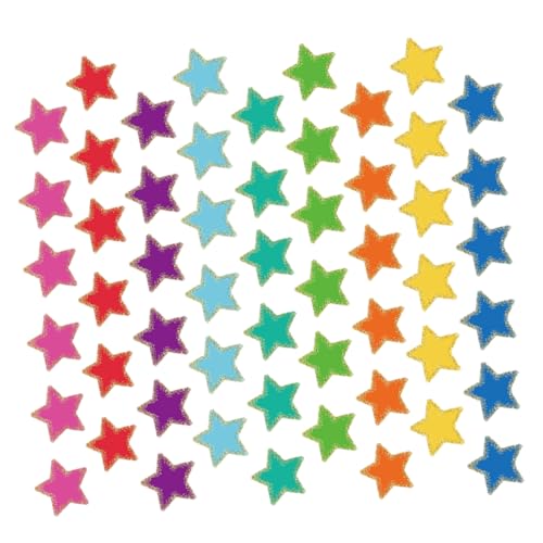 UTHCLO 108 Blatt Sternenförmige Papierausschnitte mit Buntem Punktrand für Pinnwände Diy Bastelprojekte Klassenzimmerdekoration und Heimdeko Hochwertige Langlebige Materialien für Lehrer von UTHCLO