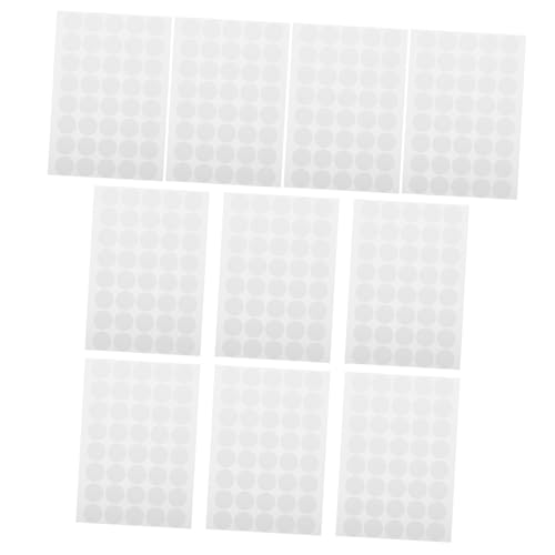UTHCLO 10Blätter Selbstklebende Runde Aufkleber für Organisation und Markierung Ømm Büro Schule DIY Projekte und Geschenkverpackungen von UTHCLO