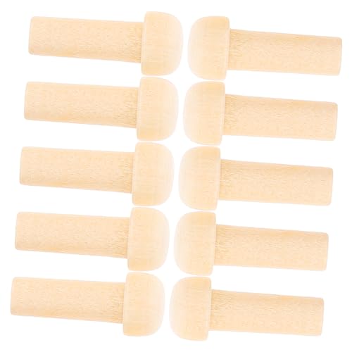 UTHCLO 10Stücke Mini Holzstifte mit DIY Holzspielzeug Zubehör für Möbel Handwerk und Projekte Robustes Langlebiges Holz UTHCLO 10Stücke Mini Holzstifte mit DIY Holzspielzeug Zubehör für Möbel Handwerk und Projekte Robustes Langlebiges Holz von UTHCLO