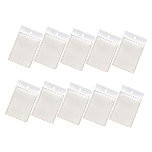 UTHCLO 10Stücke Transparente Selbstklebende Notizzettel Wasserdichte Memo Pads für Büro und Studium Beschreibbar Praktische Haftnotizen für Listen und Erinnerungen von UTHCLO