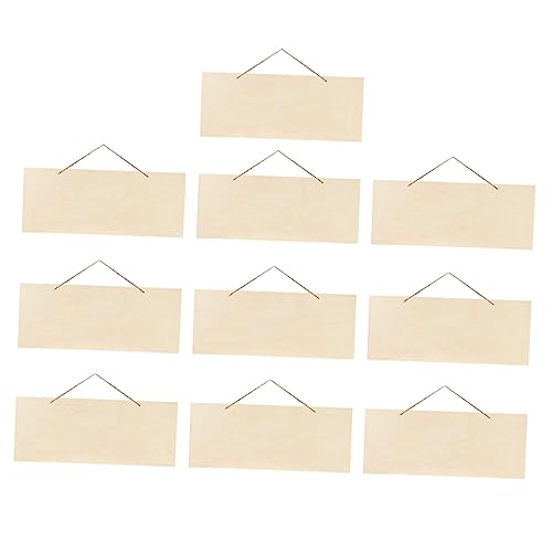 UTHCLO 10Stücke Unvollendete Hängende Holztafeln für DIY Langlebige Holzplaketten Naturholz mit Glatter Oberfläche Projekte UTHCLO 10Stücke Unvollendete Hängende Holztafeln für DIY Langlebige Holzplaketten Naturholz mit Glatter Oberfläche Projekte von UTHCLO