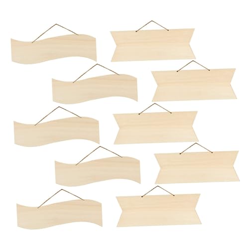 UTHCLO 10Stücke Unvollendete Holzplaketten DIY Holzschilder für Wanddekoration Glatte Oberfläche für Bemalung und Beschriftung Retro Design für Gestaltung UTHCLO 10Stücke Unvollendete Holzplaketten DIY Holzschilder für Wanddekoration Glatte Oberfläche für Bemalung und Beschriftung Retro Design für Gestaltung von UTHCLO