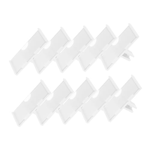 UTHCLO 10pcs Plastikdrahtregal -etiketthalter Wiederverwendbarer Preisetikett -display -inhaber Für Einzelhandelsgeschäfte Supermarkt Einkaufszentrum von UTHCLO
