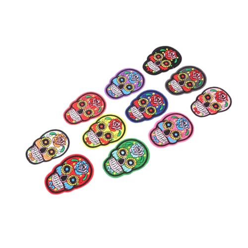 UTHCLO 11 Stück Teiliges Skull Stoff Patch mit Bügel und Nähfunktion Bunte Bestickte Applikationen für Jacken Taschen Hüte DIY Reparatur und Kreative Kleidungsdekoration UTHCLO 11 Stück Teiliges Skull Stoff Patch mit Bügel und Nähfunktion Bunte Bestickte Applikationen für Jacken Taschen Hüte DIY Reparatur und Kreative Kleidungsdekoration von UTHCLO