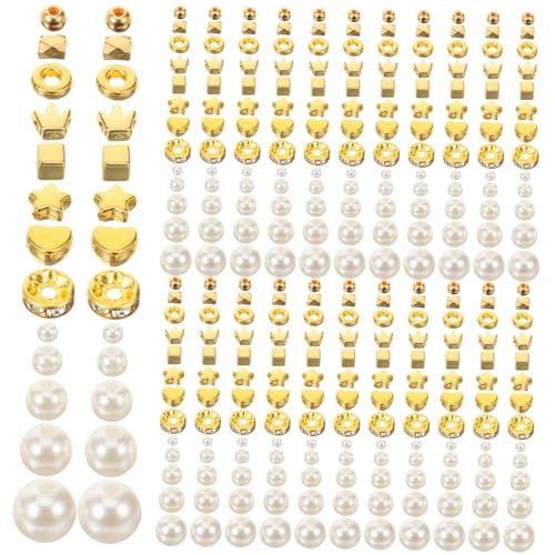 UTHCLO 1170 Stück DIY Perlen Acrylperlen für Schmuckherstellung Dekorative Beads für Armbänder und Kreative Bastelprojekte für Einzigartige Designs von UTHCLO