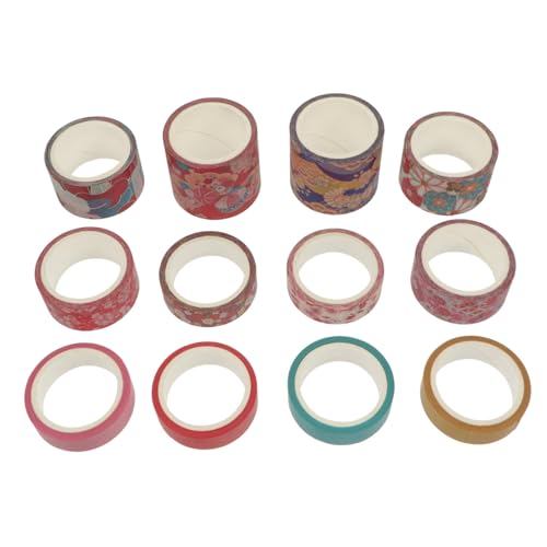 UTHCLO 12 Rollen Handgefertigtes Washi Tape mit Blumenmuster Umweltfreundliches Selbstklebendes Scrapbook Klebeband für Tagebuch DIY Bastelpapier und Dekorative Aufkleber UTHCLO 12 Rollen Handgefertigtes Washi Tape mit Blumenmuster Umweltfreundliches Selbstklebendes Scrapbook Klebeband für Tagebuch DIY Bastelpapier und Dekorative Aufkleber von UTHCLO