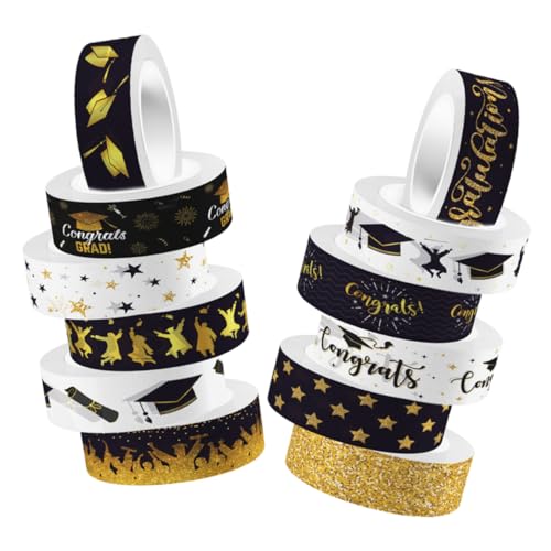 UTHCLO 12 Rollen Washi-Sticker zum Journaling klebeband scheckheft handystativ notizbücher Abschluss Tagebuchband dekoration bastelset Washi -Bänder Band für Journaling Japanisches Papier UTHCLO 12 Rollen Washi-Sticker zum Journaling klebeband scheckheft handystativ notizbücher Abschluss Tagebuchband dekoration bastelset Washi -Bänder Band für Journaling Japanisches Papier von UTHCLO