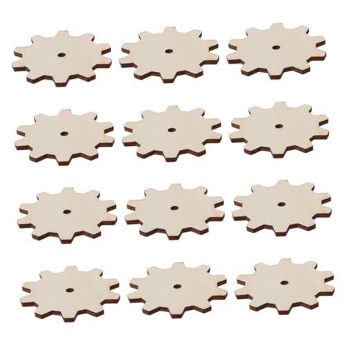 UTHCLO 12 Stück Graffiti-holzspäne Holzornamente Zum Malerei Unfertige Hölzerne Schneeflocke Unvollendete Ornamente Zahnräder Aus Holz Holzschmuck Zum Bemalen Beige UTHCLO 12 Stück Graffiti-holzspäne Holzornamente Zum Malerei Unfertige Hölzerne Schneeflocke Unvollendete Ornamente Zahnräder Aus Holz Holzschmuck Zum Bemalen Beige von UTHCLO
