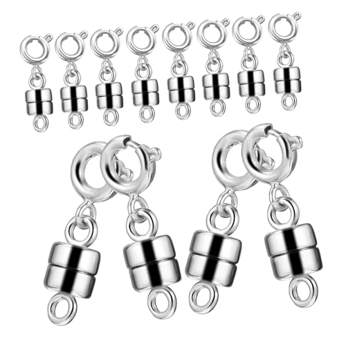 UTHCLO 12 Stück Magnetschnalle Magnetverschluss Konverter Magnetische Halskettenverschlüsse Und Verschlüsse Kettenverlängerung Verbinder Magnet Schmuckverschlüsse Konverter UTHCLO 12 Stück Magnetschnalle Magnetverschluss Konverter Magnetische Halskettenverschlüsse Und Verschlüsse Kettenverlängerung Verbinder Magnet Schmuckverschlüsse Konverter von UTHCLO