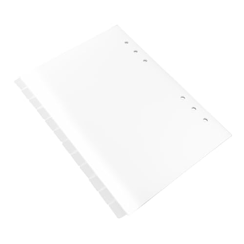 UTHCLO 12 Stück Registerteiler Für Ordner Registerteiler Notizbuchteiler Mit Ordnerteilern Mit Registerkarten 6 Loch Teiler Schlüsselregisterteiler Seitenteiler Etikettenteiler von UTHCLO