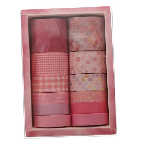 UTHCLO 12 Stück Taschenband Dekoration Dekoratives Washi Tape Wickelband Musterband Scrapbook-klebeband Washi Tapes Tagebuch Klebeband Papier von UTHCLO