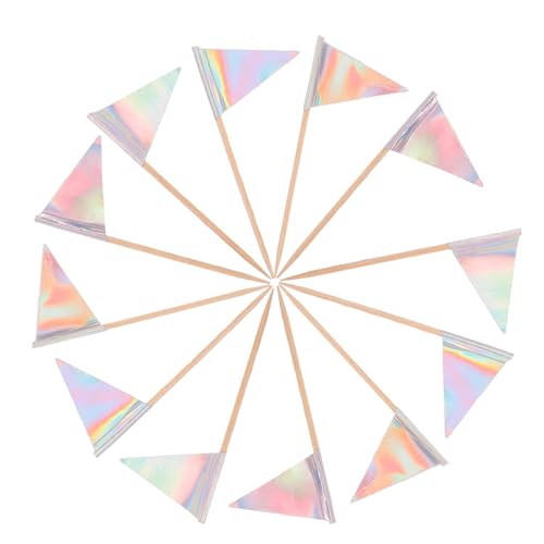 UTHCLO 12 Stück Teiliges Dreieckige Cake Flags Schillerndem Silber Stabile Food Flags für Kuchen Obst und Desserts Vielseitige Dekoration für Partys Hochzeiten und Buffets UTHCLO 12 Stück Teiliges Dreieckige Cake Flags Schillerndem Silber Stabile Food Flags für Kuchen Obst und Desserts Vielseitige Dekoration für Partys Hochzeiten und Buffets von UTHCLO