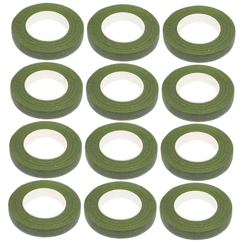 UTHCLO 12 Stück Teiliges Floristenband Yards Elastisches Blumenband zum Stielumwickeln Vielseitiges Klebeband für Brautsträuße Hochzeitsfloristik und Diy-blumenarrangements UTHCLO 12 Stück Teiliges Floristenband Yards Elastisches Blumenband zum Stielumwickeln Vielseitiges Klebeband für Brautsträuße Hochzeitsfloristik und Diy-blumenarrangements von UTHCLO