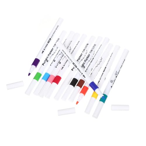 UTHCLO 12 Stück Teiliges Malstifte Wasserbasierte Marker für Steine Keramik Leicht Tragbar Bunte Bastelstifte für DIY Kunstprojekte und UTHCLO 12 Stück Teiliges Malstifte Wasserbasierte Marker für Steine Keramik Leicht Tragbar Bunte Bastelstifte für DIY Kunstprojekte und von UTHCLO