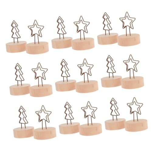 UTHCLO 12 Stück Teiliges Memo Clips Weihnachtsbaum und Stern mit Holzsockel Stabile Foto und Kartenhalter für Desktop Dekoration Langlebig Weihnachtliche Tischkartenhalter für Büro und UTHCLO 12 Stück Teiliges Memo Clips Weihnachtsbaum und Stern mit Holzsockel Stabile Foto und Kartenhalter für Desktop Dekoration Langlebig Weihnachtliche Tischkartenhalter für Büro und von UTHCLO