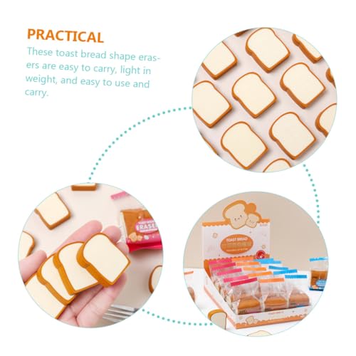 UTHCLO 12 Stück Teiliges Toastbrot Radiergummis für Leichte Tragbare Kreative Schüler radierer in Buntem Cartoon design Praktische Schulradiergummis für Sauberes Schreiben und Spaß Beim UTHCLO 12 Stück Teiliges Toastbrot Radiergummis für Leichte Tragbare Kreative Schüler radierer in Buntem Cartoon design Praktische Schulradiergummis für Sauberes Schreiben und Spaß Beim von UTHCLO
