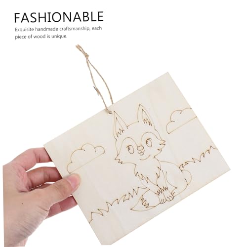 UTHCLO 12 Stück Unbearbeitete Holzplatten zum Vorgezeichnete Rechtecke für Kunstprojekte und Aktivitäten für Diy und Bastelarbeiten UTHCLO 12 Stück Unbearbeitete Holzplatten zum Vorgezeichnete Rechtecke für Kunstprojekte und Aktivitäten für Diy und Bastelarbeiten von UTHCLO
