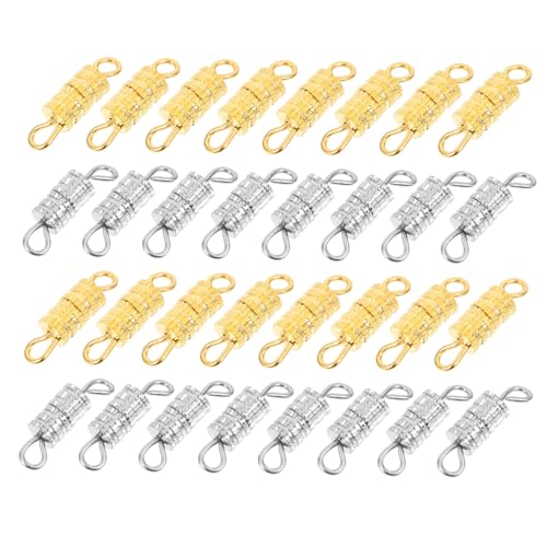 UTHCLO 120 Stück Schraubverschluss Schmuck Verschlüsse Legierung Kettenverschluss für DIY Halsketten und Armbänder Gold und Silber Mix Leicht Kompakt Glänzend Stilvoll für UTHCLO 120 Stück Schraubverschluss Schmuck Verschlüsse Legierung Kettenverschluss für DIY Halsketten und Armbänder Gold und Silber Mix Leicht Kompakt Glänzend Stilvoll für von UTHCLO