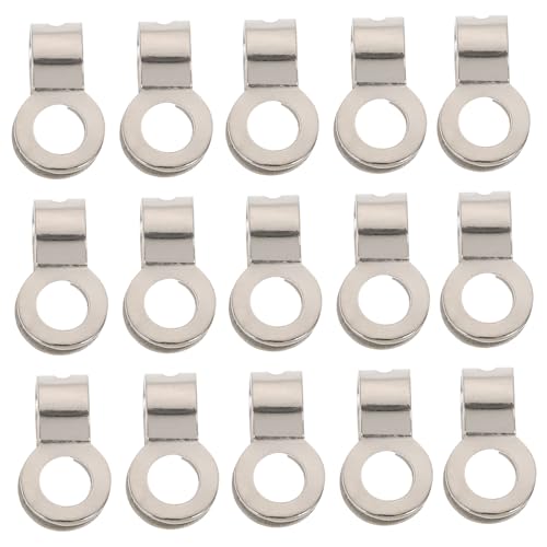 UTHCLO 125 Stück Teiliges Eisen Verbindungsknöpfe DIY Schmuck Verschlüsse Karabinerhaken Armbandherstellung Charm Anhänger Befestigung von UTHCLO