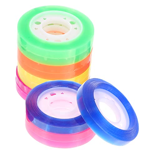 UTHCLO 12Rollen Scrapbooking Klebeband DIY Bastelband für Kreative Projekte Geschenkverpackungen Urlaubsdekorationen Leicht von UTHCLO