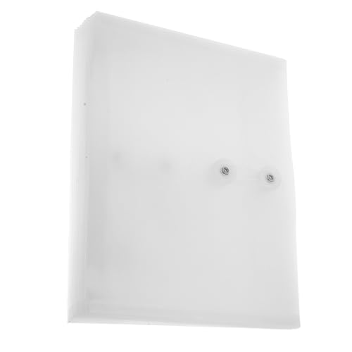 UTHCLO 12Stücke Dokumententaschen mit Seilwickelknopf Transparente Aktentaschen für Büro und Schule Vielseitige Aufbewahrungslösungen aus Robustem Material Großes von UTHCLO