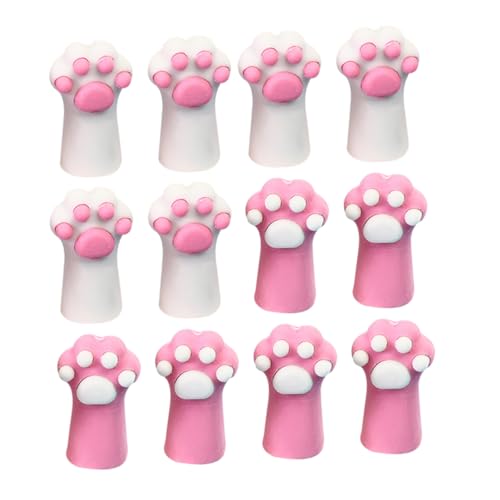 UTHCLO 12Stücke Katzenpfoten Radiergummi Kawaii Cartoon Schulbedarf Umweltfreundliche und Sichere Materialien und Lustige von UTHCLO