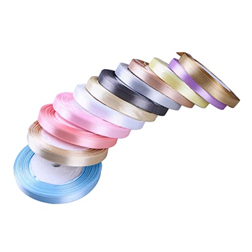 UTHCLO 12Stücke Teiliges Satinband Yards Farben Hochwertiges Geschenkband für Dekoration Hochzeit Basteln und Verpackung für Einladungen und Kunsthandwerk UTHCLO 12Stücke Teiliges Satinband Yards Farben Hochwertiges Geschenkband für Dekoration Hochzeit Basteln und Verpackung für Einladungen und Kunsthandwerk von UTHCLO