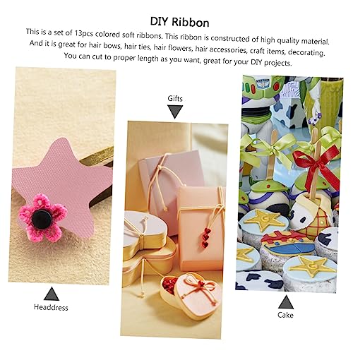 UTHCLO 13 Stück DIY Haarschmuck Set Teiliges Schleifenband für Haarkreationen für Festival und Partydesigns Langlebig und Farbenfroh für Mädchen und Bastelarbeiten UTHCLO 13 Stück DIY Haarschmuck Set Teiliges Schleifenband für Haarkreationen für Festival und Partydesigns Langlebig und Farbenfroh für Mädchen und Bastelarbeiten von UTHCLO