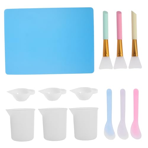 UTHCLO 13 Stück Teiliges DIY Epoxidharz Werkzeug Set mit Silikon Messbecher Spatel und Rührstäbchen für Präzises Mischen Tropffreies Gießen und Vielseitige Handwerksprojekte UTHCLO 13 Stück Teiliges DIY Epoxidharz Werkzeug Set mit Silikon Messbecher Spatel und Rührstäbchen für Präzises Mischen Tropffreies Gießen und Vielseitige Handwerksprojekte von UTHCLO