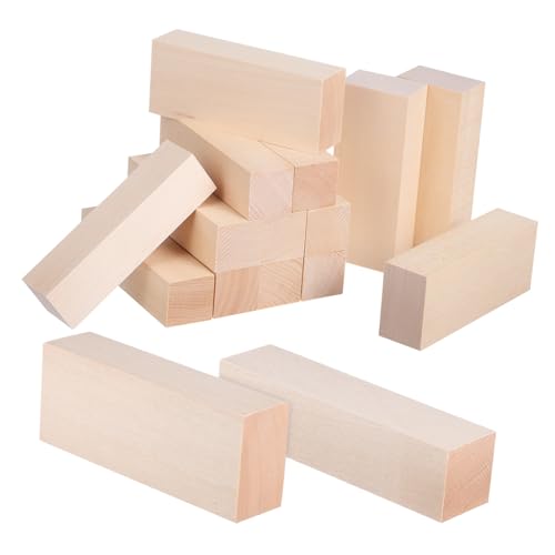 UTHCLO 14 Stk. Quadratische Holzleisten Teiliges in Glatte Lindenholzstäbe Bastelstäbe für DIY Möbelrahmen und Holzarbeiten Vielseitig Verwendbar UTHCLO 14 Stk. Quadratische Holzleisten Teiliges in Glatte Lindenholzstäbe Bastelstäbe für DIY Möbelrahmen und Holzarbeiten Vielseitig Verwendbar von UTHCLO