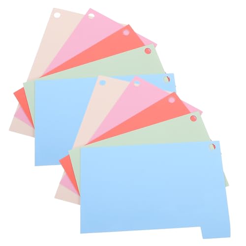 UTHCLO 15 Blatt Farbige Indexkarten Registerkarten Beschreibbar Notizbuch Trennblätter für Notizblöcke Vielseitig Einsetzbar zum Schnellen Ordnen und Klassifizieren von Dokumenten UTHCLO 15 Blatt Farbige Indexkarten Registerkarten Beschreibbar Notizbuch Trennblätter für Notizblöcke Vielseitig Einsetzbar zum Schnellen Ordnen und Klassifizieren von Dokumenten von UTHCLO