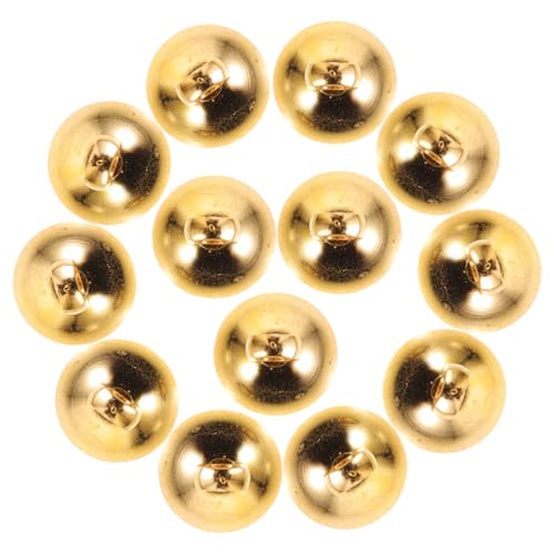 UTHCLO 15 Stück Teiliges DIY Glasperlen Bügelkappen Dekorative Schmuckösen für Anhänger Goldfarbene Glasball Verschlüsse Vielseitig für Ohrringe Halsketten Armbänder und Bastelprojekte von UTHCLO