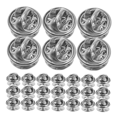 UTHCLO 150 Sätze Butterfly Clutch Pin Backs für Anstecknadeln Broschen und Krawattennadeln Sicherer Halt Einfache Handhabung Geeignet für DIY Schmuck und Dekoration von UTHCLO