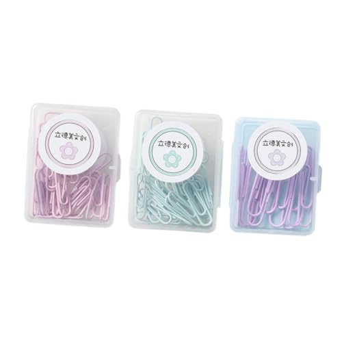 UTHCLO 150 Stück Bunte Büroklammern Macaron farben Metall Clips für Büro Schule Dokumentenorganisation Stabil und Vielseitig Geeignet UTHCLO 150 Stück Bunte Büroklammern Macaron farben Metall Clips für Büro Schule Dokumentenorganisation Stabil und Vielseitig Geeignet von UTHCLO